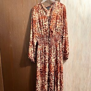 Animal Print Maxi Dress